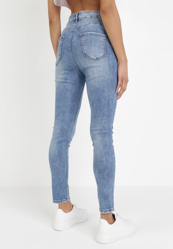 Niebieskie Jeansy Skinny Samyphise 3