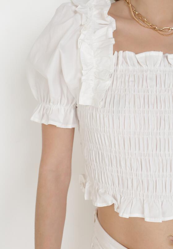 Biała Bluzka Galixeithe 5