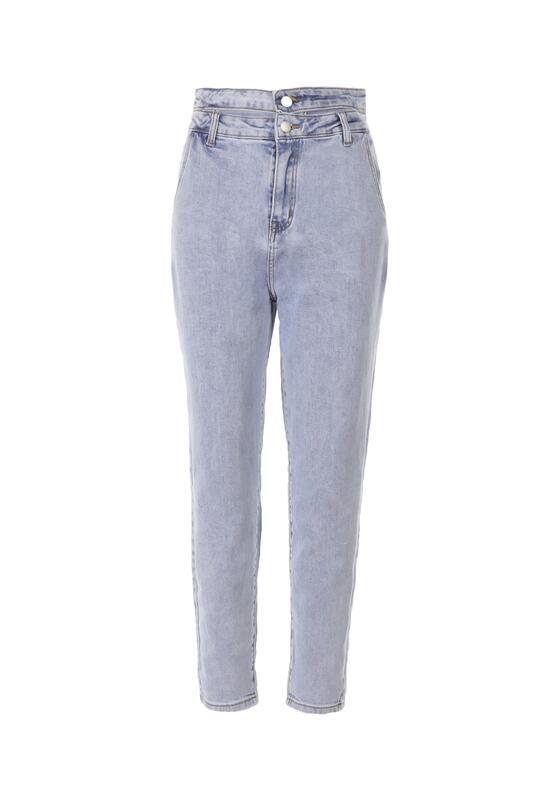 Jasnoniebieskie Jeansy Mom Fit Prosophai 6