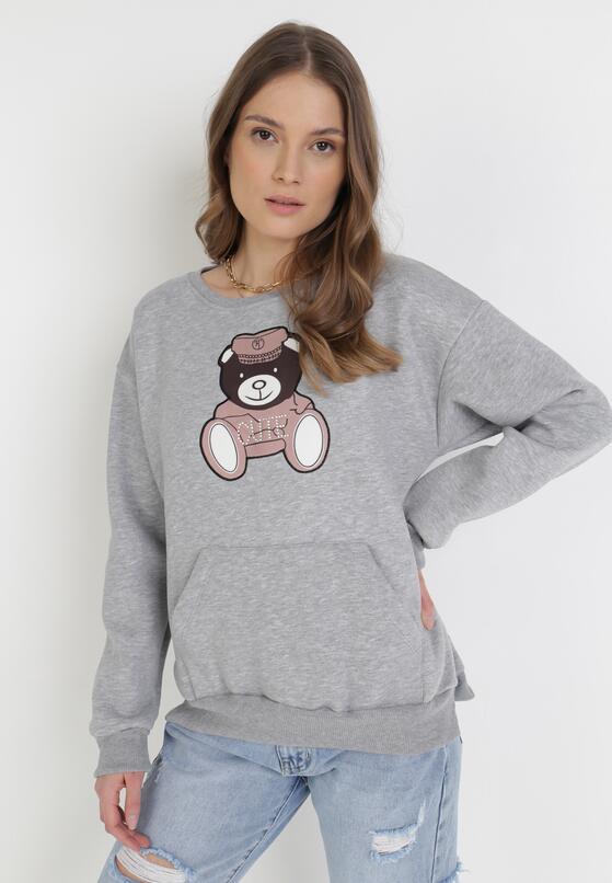 Szara Bluza Vivielena 1
