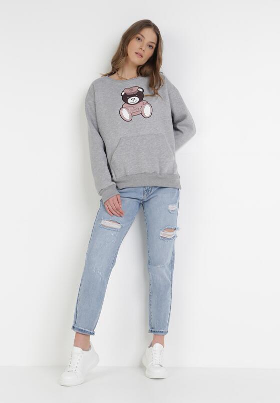 Szara Bluza Vivielena 2