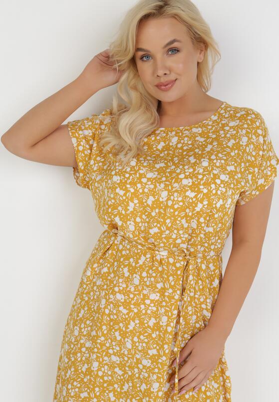 Żółta Sukienka Doryris 4