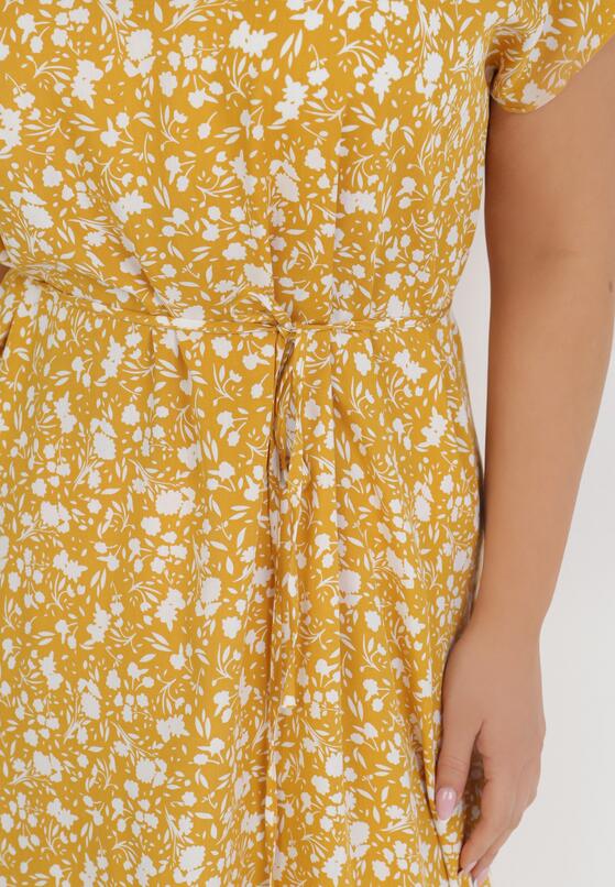 Żółta Sukienka Doryris 5