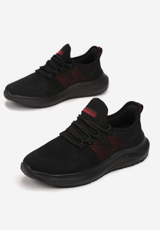 Czarno-Czerwone Buty Sportowe Neamemia 4