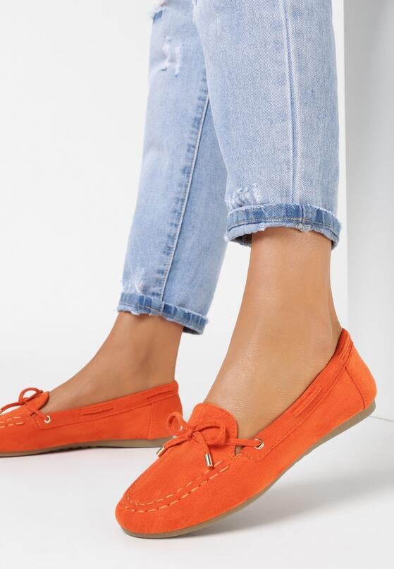 Pomarańczowe Mokasyny Arthysios 1