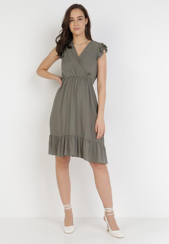 Khaki Sukienka Selaia 2