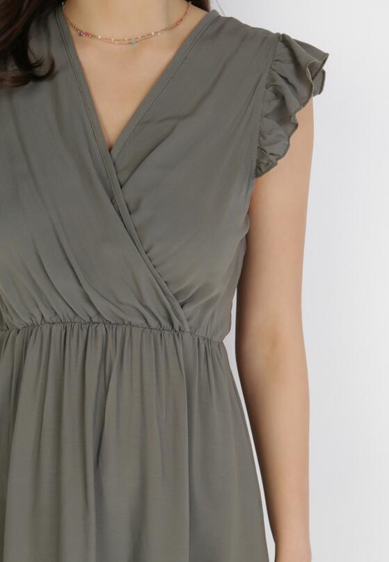 Khaki Sukienka Selaia 5