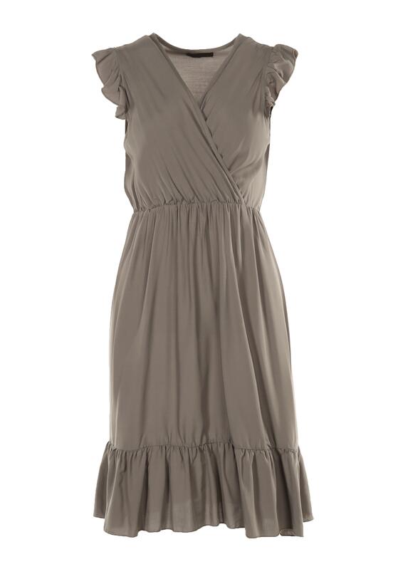 Khaki Sukienka Selaia 6