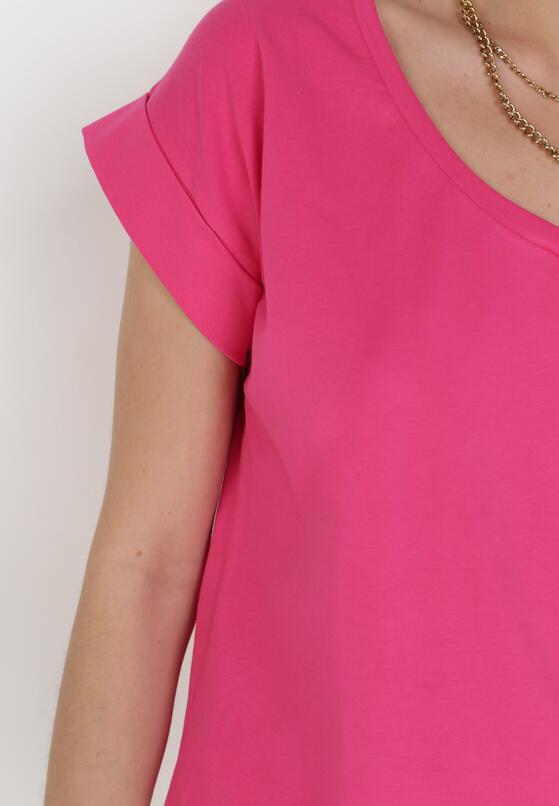 Fuksjowy T-shirt Cretheosis 5