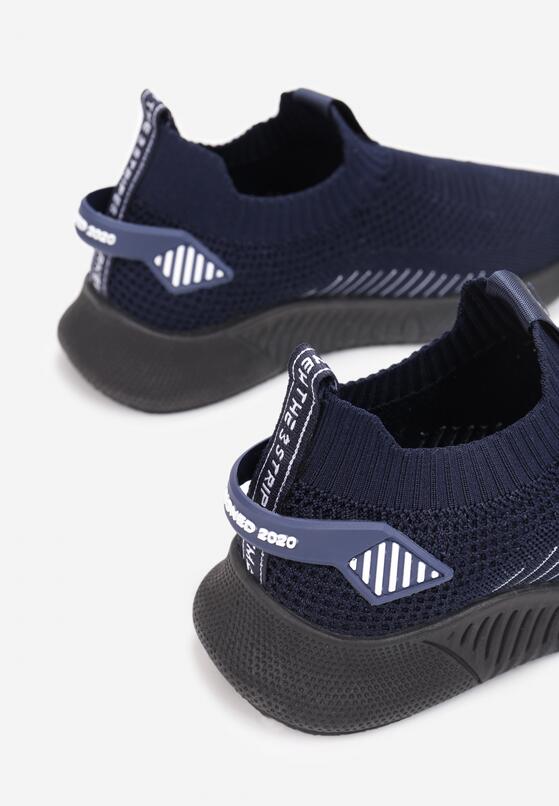 Granatowe Buty Sportowe Lysistae 4