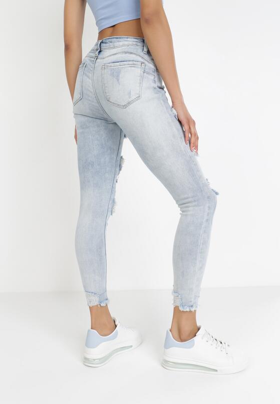 Jasnoniebieskie Jeansy Skinny Arethixia 2