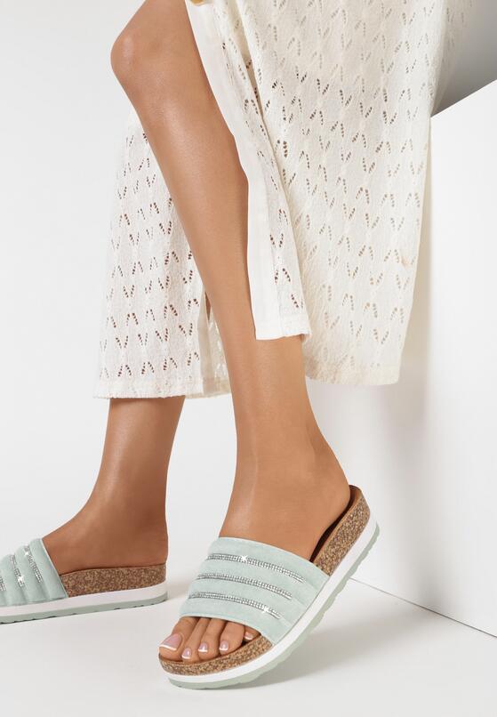 Miętowe Klapki Athizisa 2