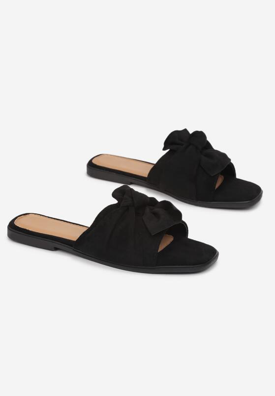 Czarne Klapki Thalyxo 4