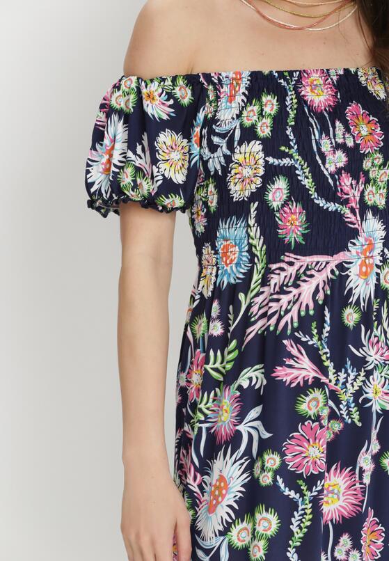 Granatowa Sukienka Pavati 5