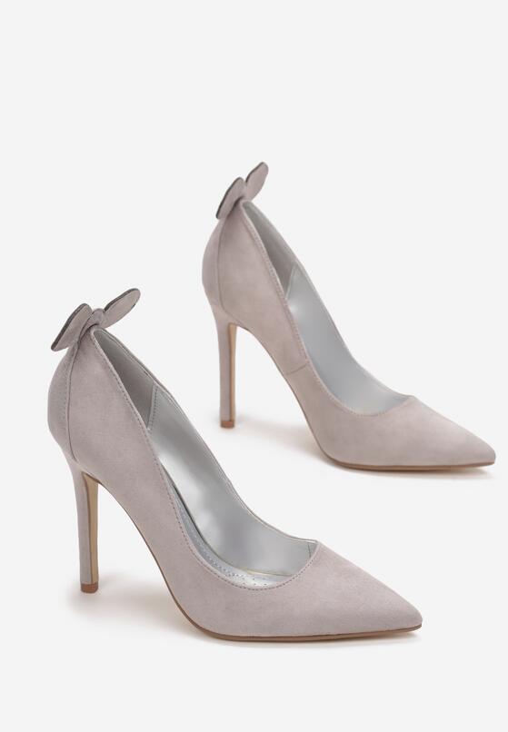 Pantofi stiletto Gri 4