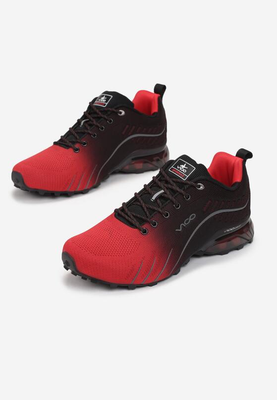 Czerwono-Czarne Buty Sportowe Auruen 2