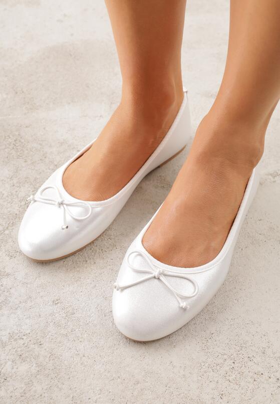 Białe Balerinki Enenor 1