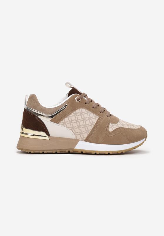 Ciemnobeżowe Sneakersy Raenora 3