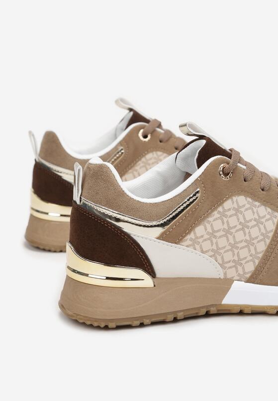Ciemnobeżowe Sneakersy Raenora 6