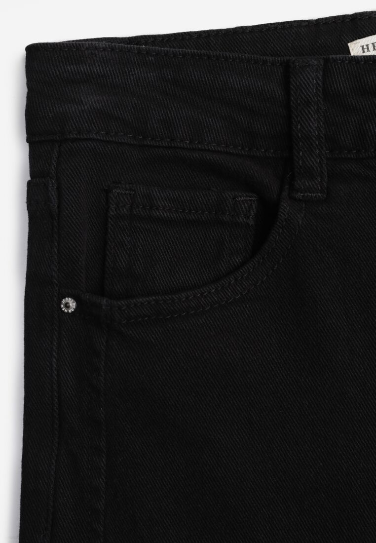 Czarne Jeansy Szerokie Murisana 8