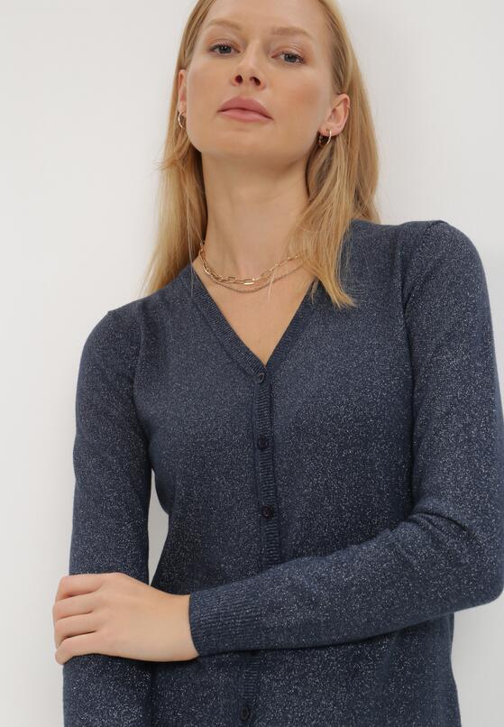 Tengerész kék kardigán 4