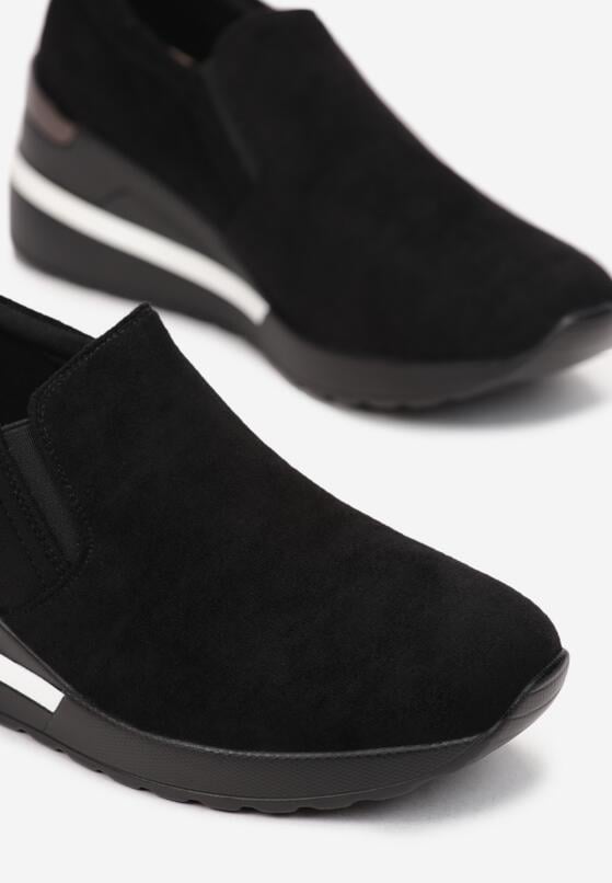 Czarne Sneakersy Thaless 6