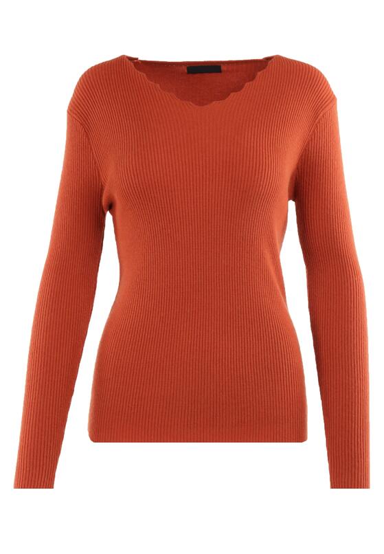 Pomarańczowy Sweter Rhodehe 6