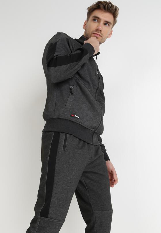 Ciemnoszare Spodnie Dresowe Actane 4