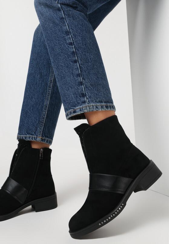 Czarne Botki Desone 1