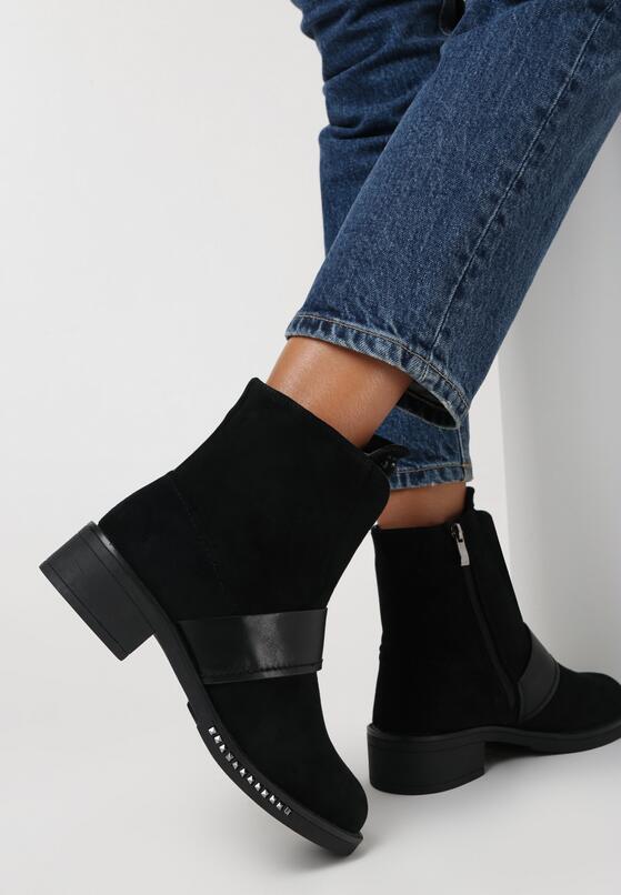 Czarne Botki Desone 2