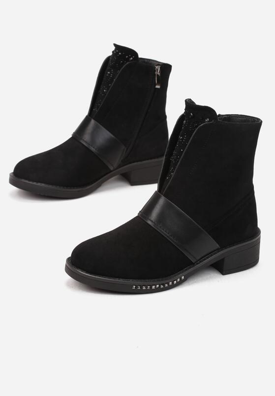 Czarne Botki Desone 4