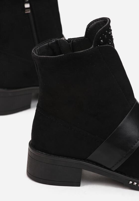Czarne Botki Desone 5