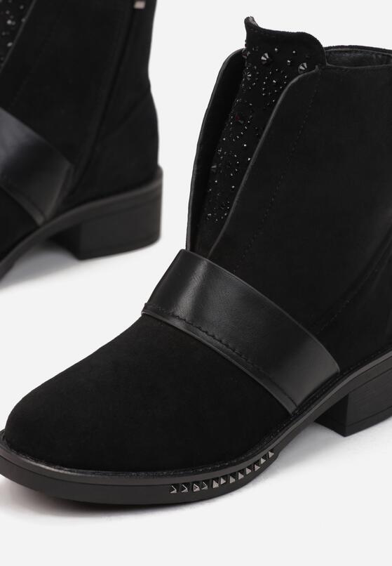Czarne Botki Desone 6