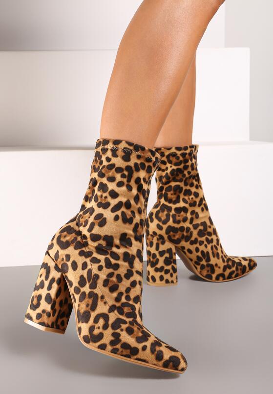 Botine Print leopard