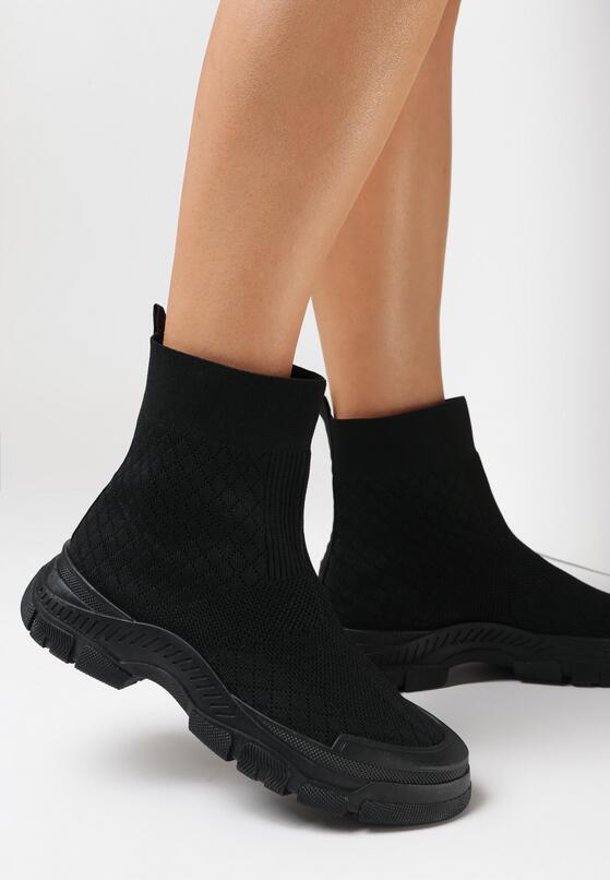 Czarne Sneakersy Elone 2