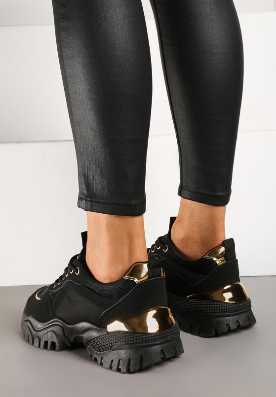 Czarne Sneakersy Achonia 3