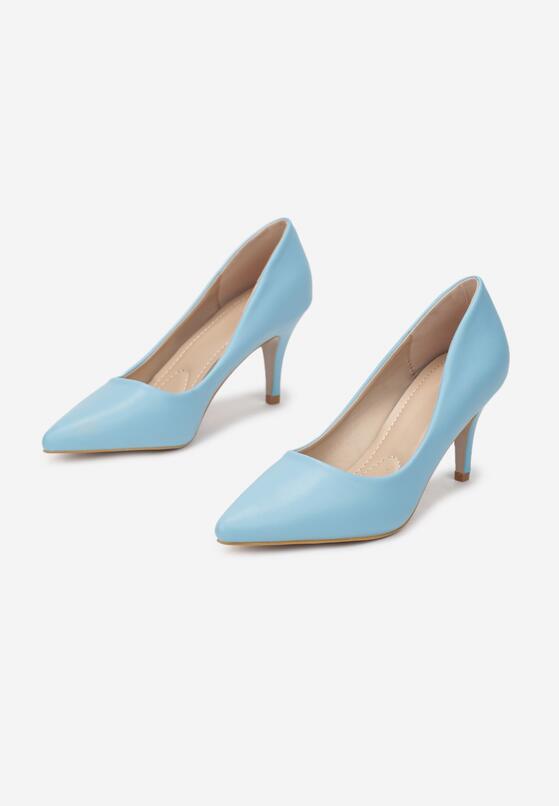 Pantofi stiletto Albaștri 4