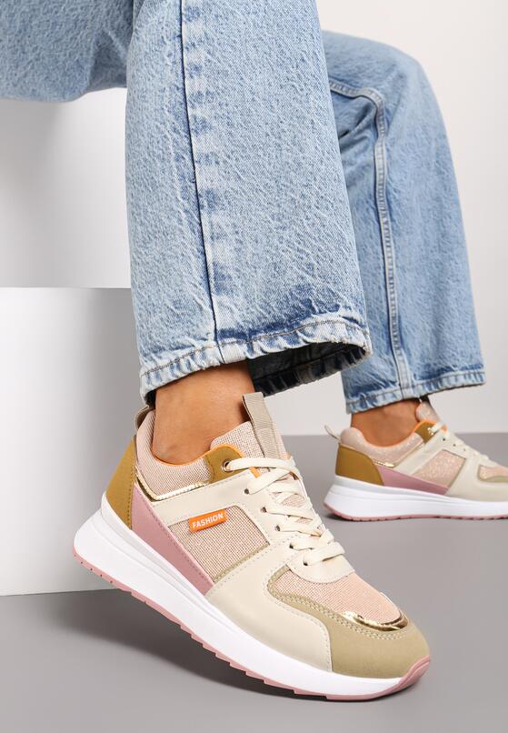Ciemnobeżowe Sneakersy Phinala 2