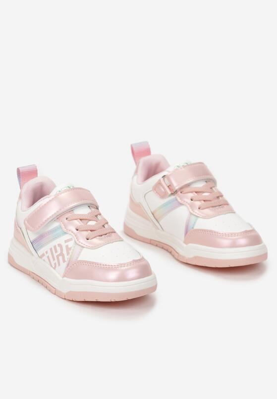 Biało-Różowe Buty Sportowe Asoeia 2