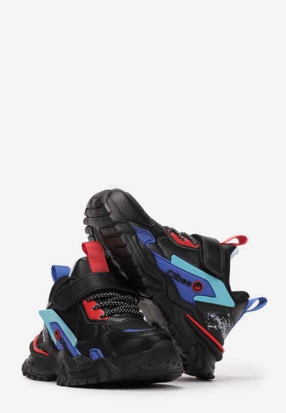 Czarno-Niebieskie Buty Sportowe Eudomene 2