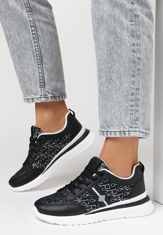 Czarne Sneakersy Kephiope 1
