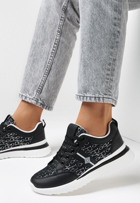 Czarne Sneakersy Kephiope 2