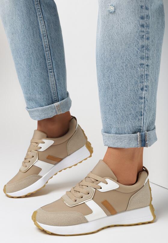 Ciemnobeżowe Sneakersy Dorylopei 2