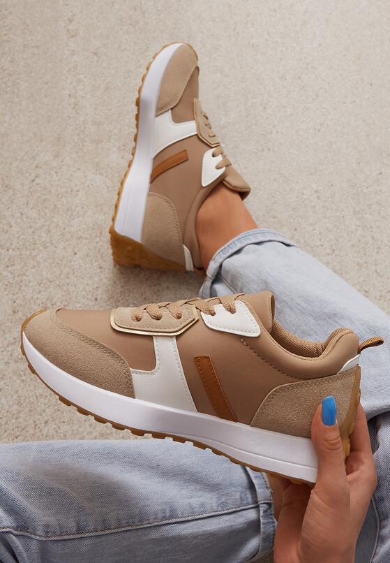 Ciemnobeżowe Sneakersy Dorylopei 1