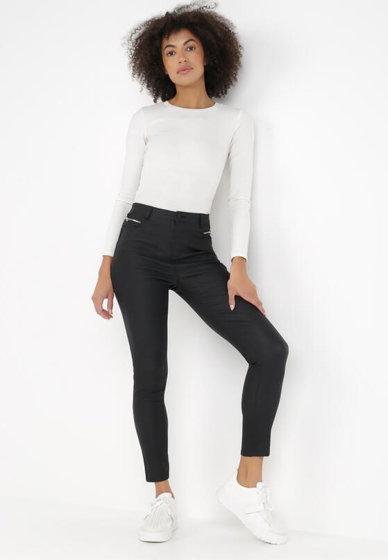 Czarne Spodnie Skinny Pherala 2