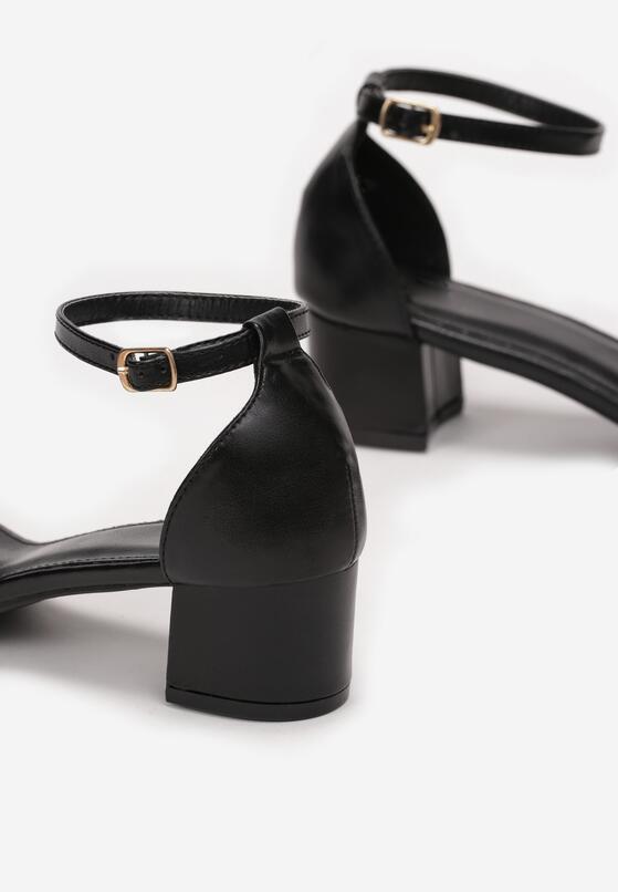 Czarne Sandały Ianthastis 6