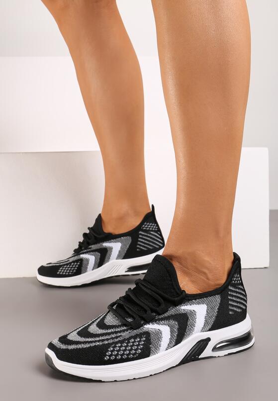 Czarne Buty Sportowe Adialla 2