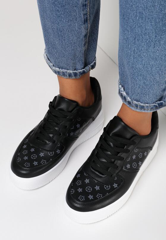 Czarne Sneakersy Dianenope 2