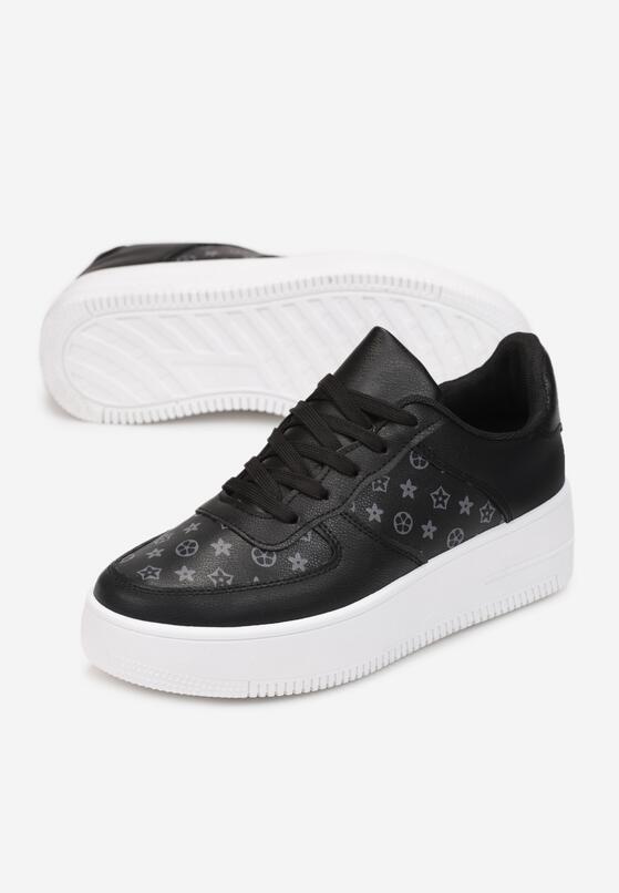 Czarne Sneakersy Dianenope 4