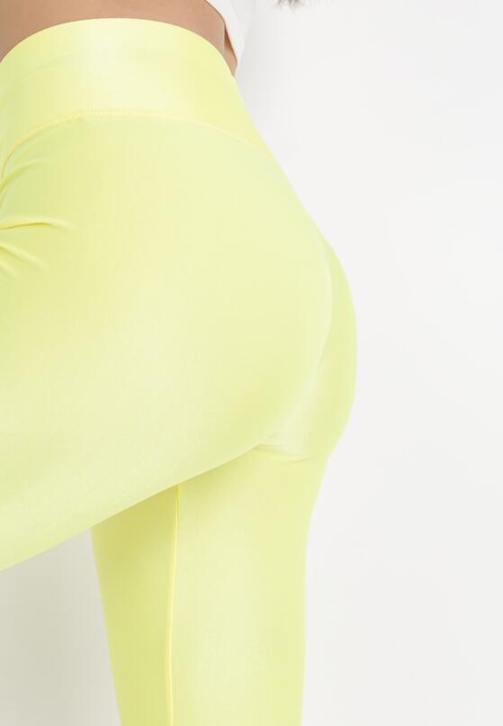 Żółte Legginsy Halareo 5